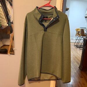J. Crew Olive Zip-Up Men's Sweater